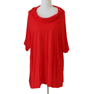 Lands' End Top Cowl neckline, Batwing sleeve - Size 1X